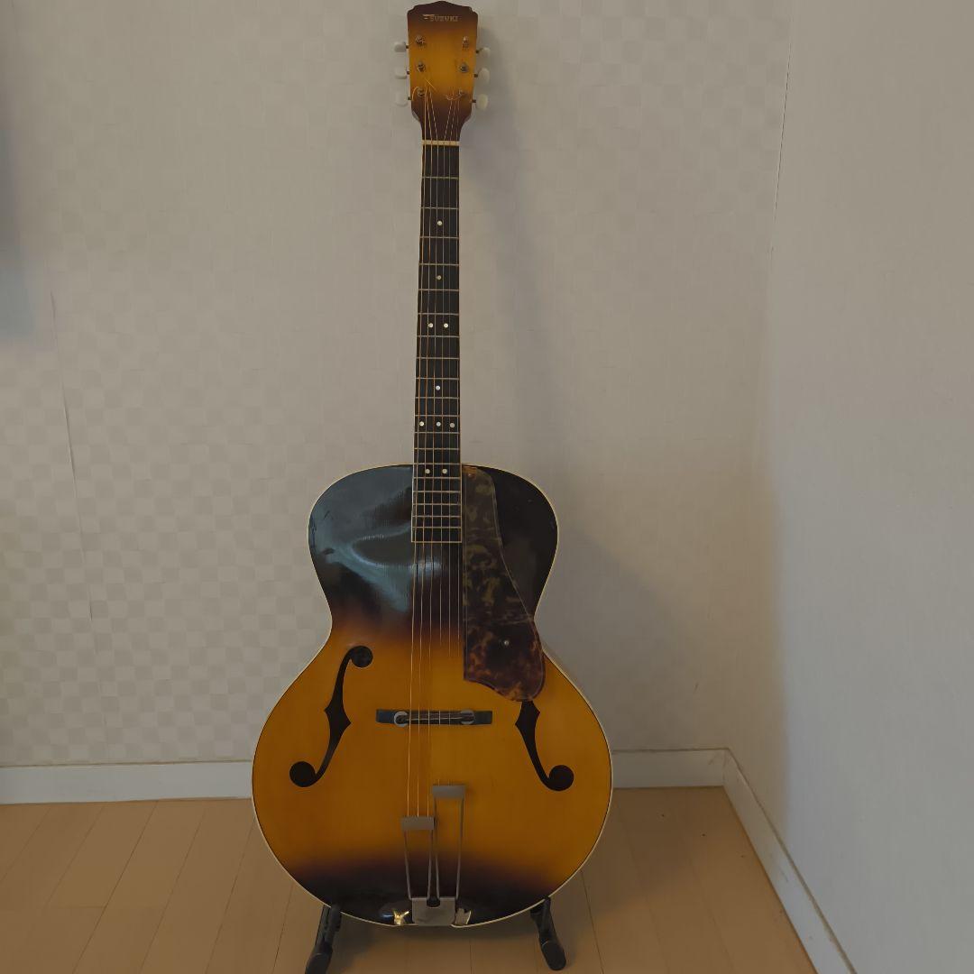 KISO SUZUKI-VIOLIN アーチトップ f ホール ピックギター