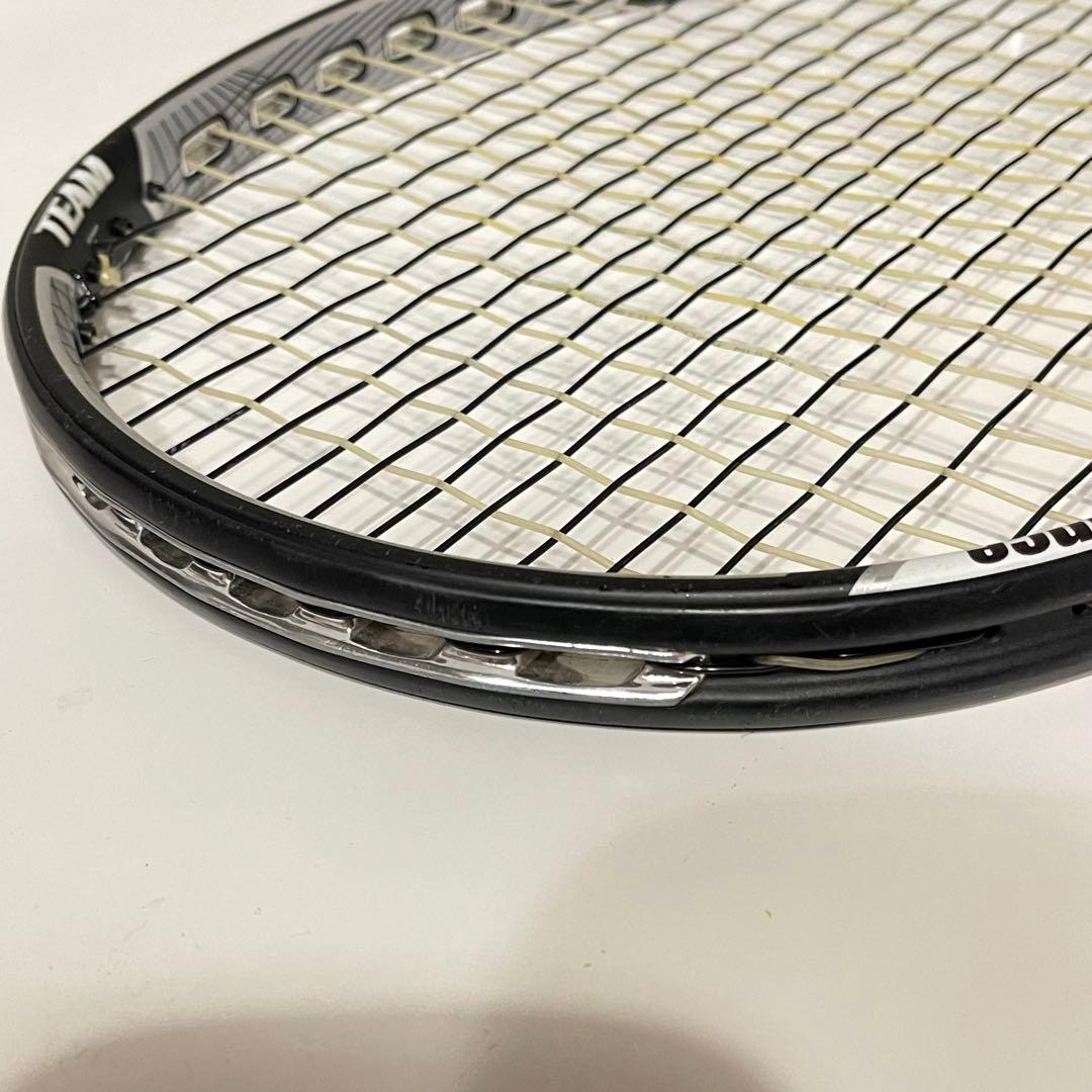 テニスラケット Prince プリンス 硬式用 ラケット 白 黒 袋付き
