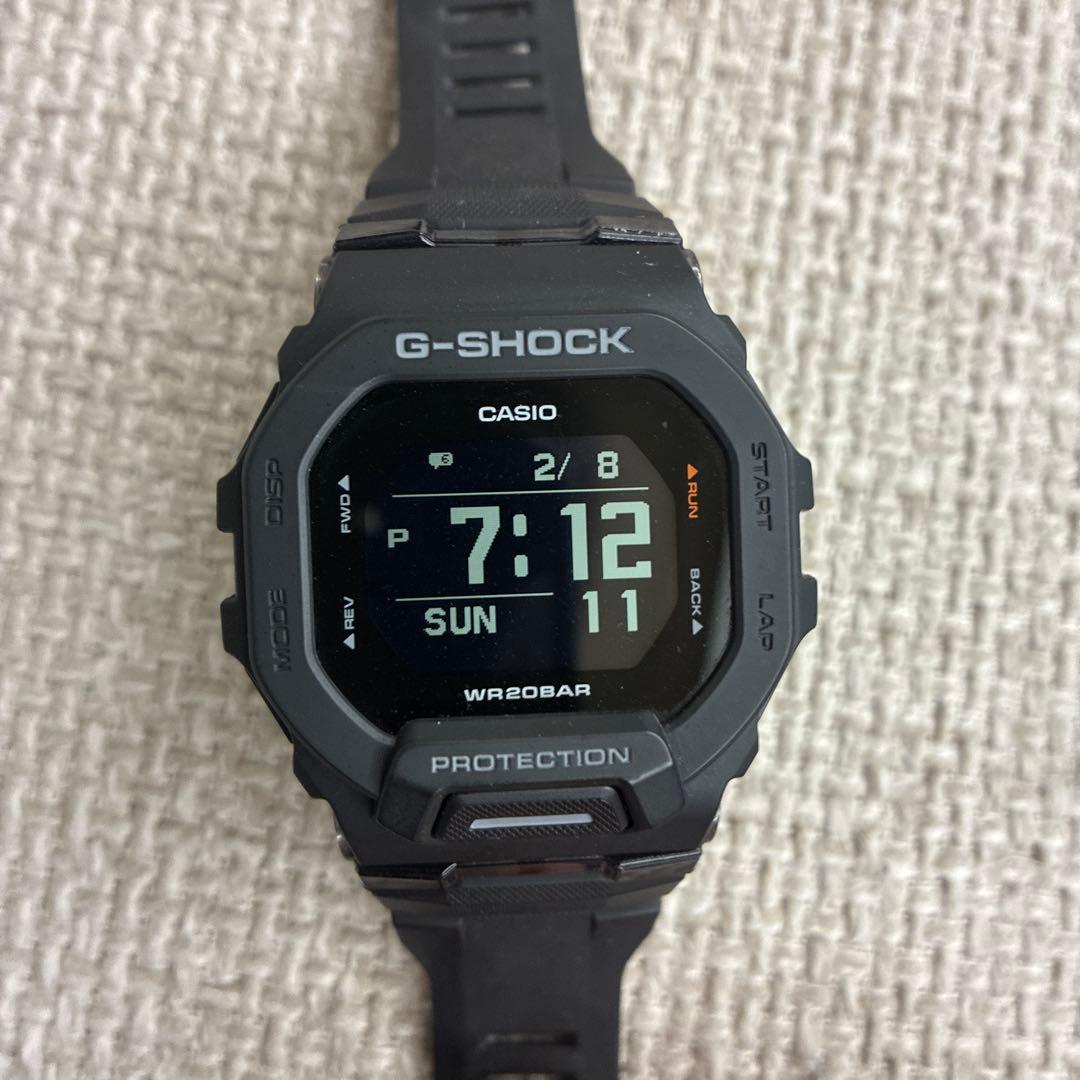 G-SHOCK GBD-200ブラック デジタル腕時計