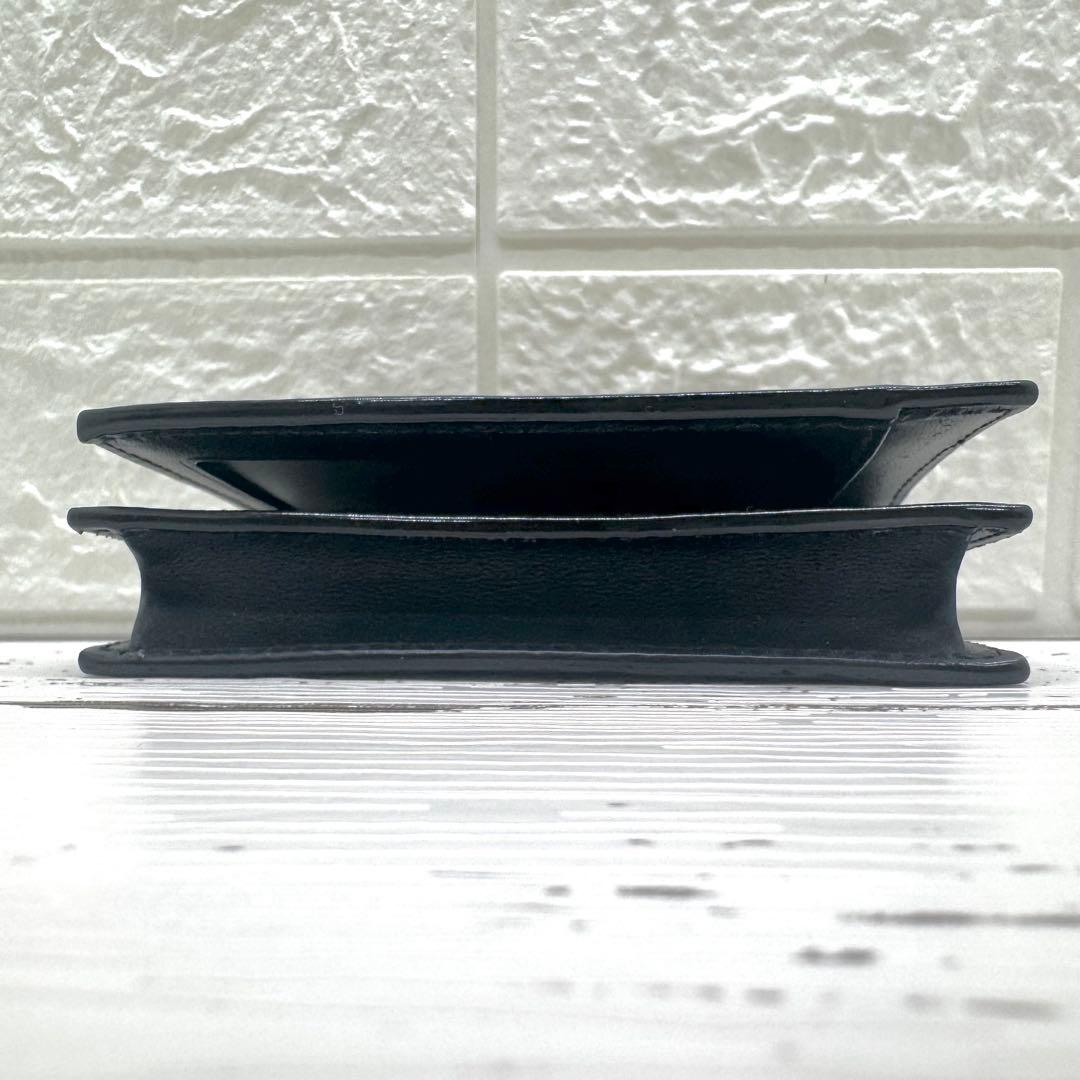 新品・未使用　バリー　名刺入れ　カードケース　ブラック レザー　ビジネス