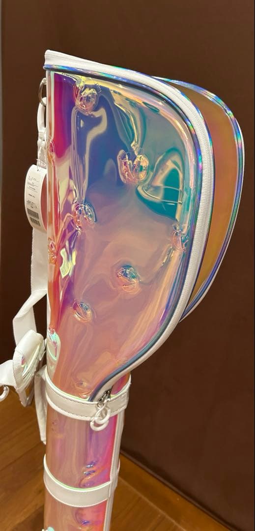 ピンクHONMA 本間ゴルフオーロラホログラフィックゴルフバッグ CC12060