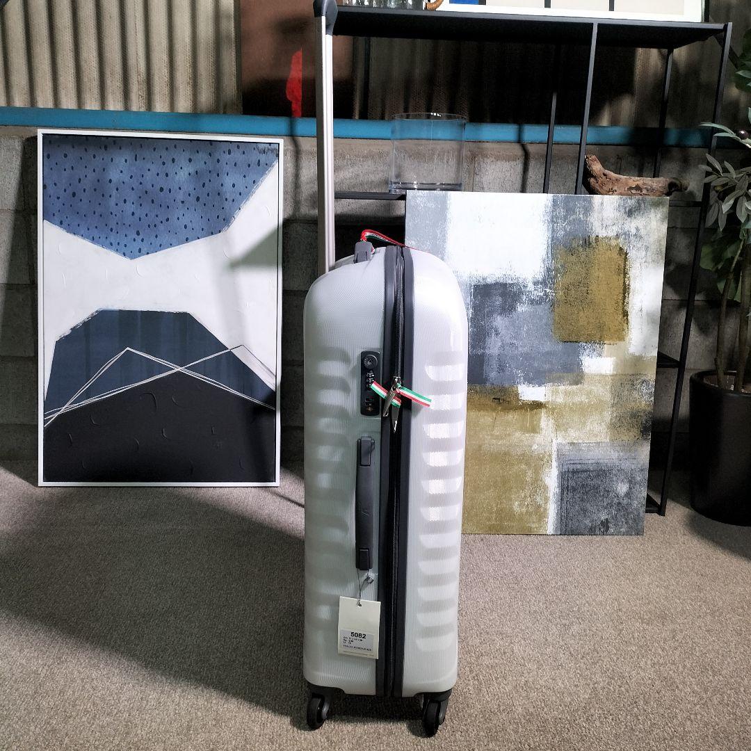 未使用品 ロンカートキャリーケース ホワイト 63L 展示品(2511A②)