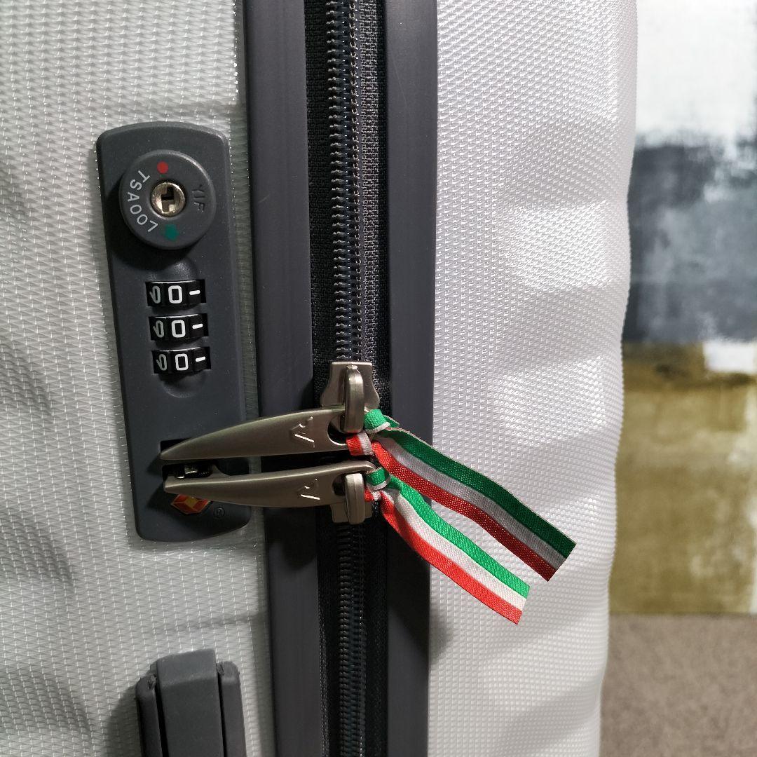 未使用品 ロンカートキャリーケース ホワイト 63L 展示品(2511A②)