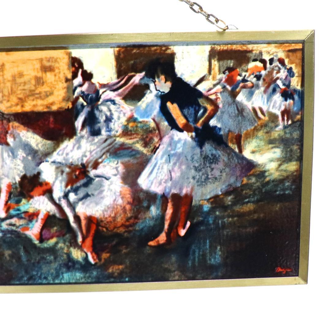 エドガー・ドガ 楽屋の踊り子たち ヴィンテージ ステンドグラス