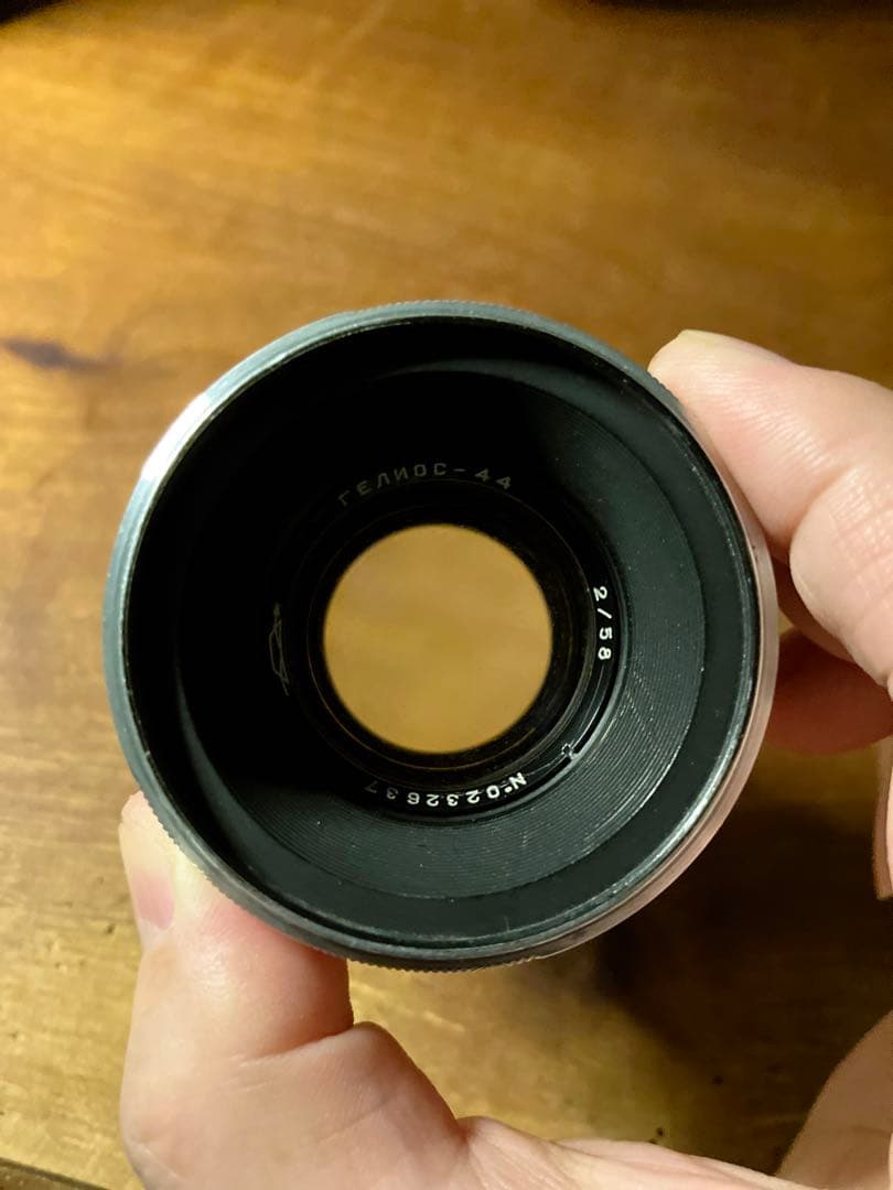 激レア　ヘリオス　58mm f/2 最初期玉　13枚　美品　シルバー　ぐるぐる