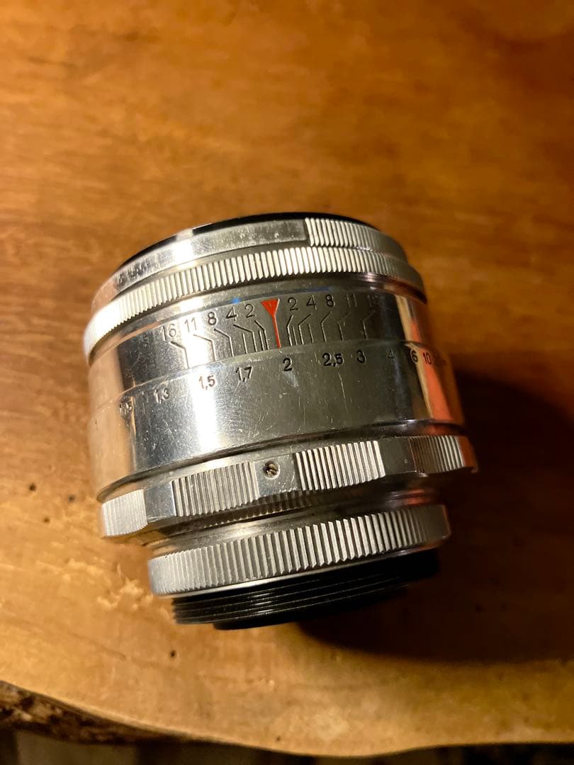 激レア　ヘリオス　58mm f/2 最初期玉　13枚　美品　シルバー　ぐるぐる