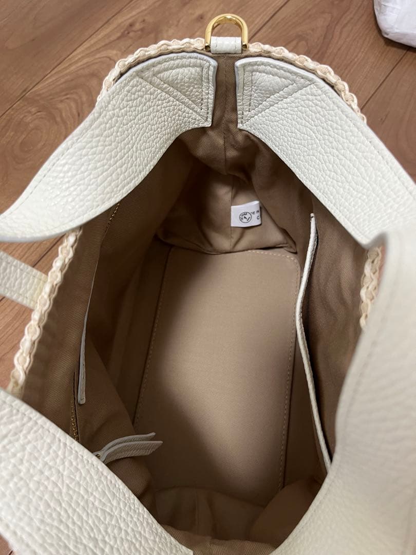 VIOLAd'ORO ヴィオラドーロ　ラフィアシート 2WAYトートバッグ