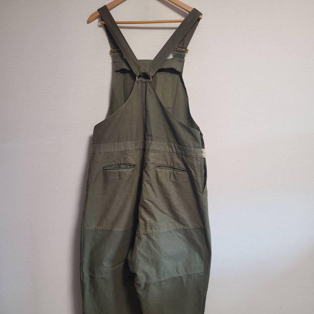 ニート NEAT サロペット オーバーオール カーゴ パンツ L 綿 カットオフ