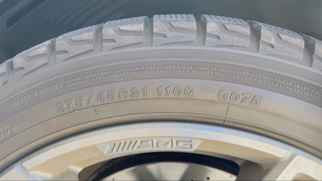 【月末処分】値下げ！送料込み！ 《バリ溝》GLEクーペ純正 スタッドレス