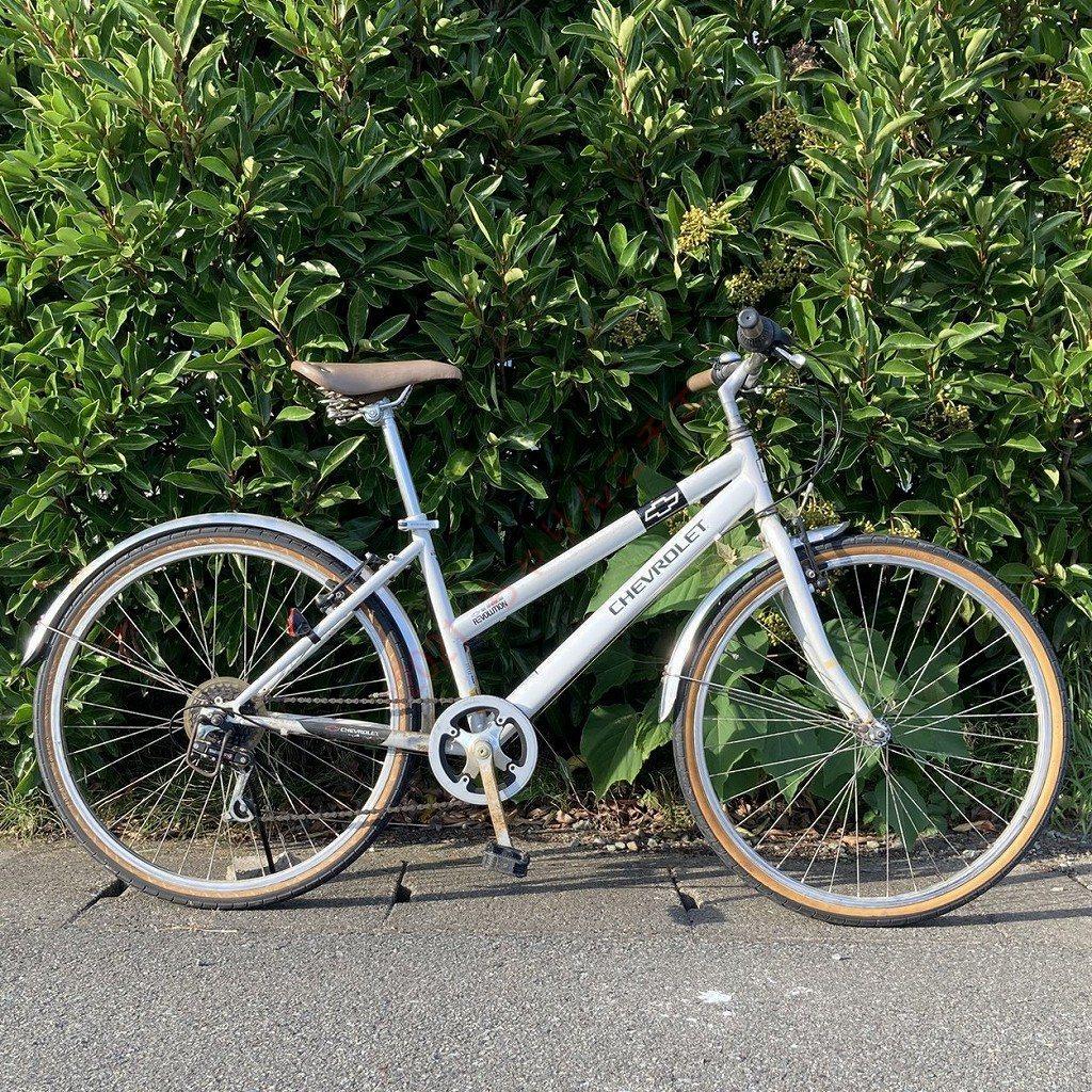 【走り快調！】 点検/整備渡し 6段変速 シボレー クロスバイク 軽快車 自転車
