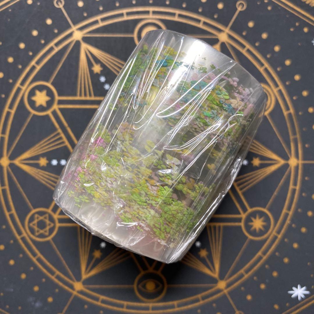 【9505】海外　マステ　5m巻　PETマスキングテープ　花びら　落ち葉　装飾系