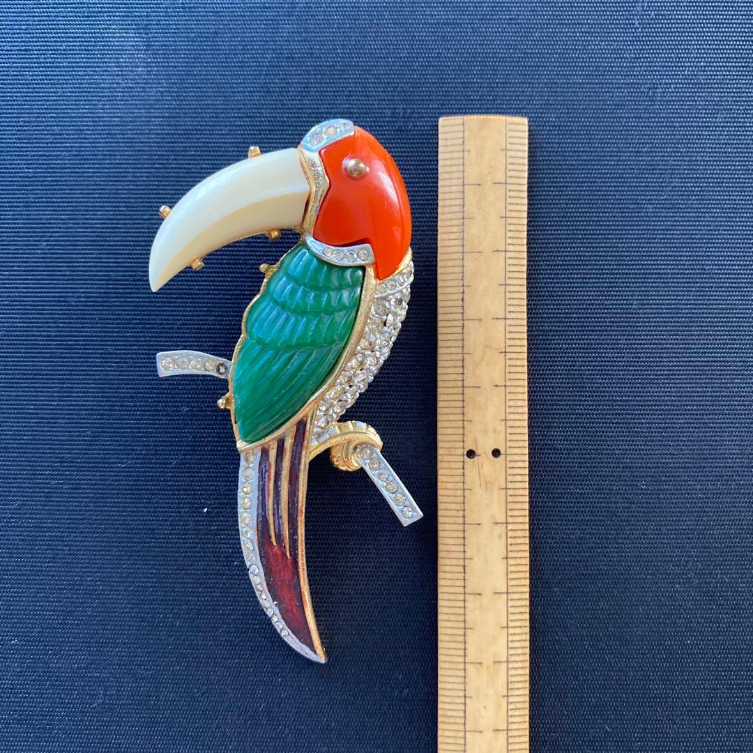 ヴィンテージ　ブローチ　数字刻印