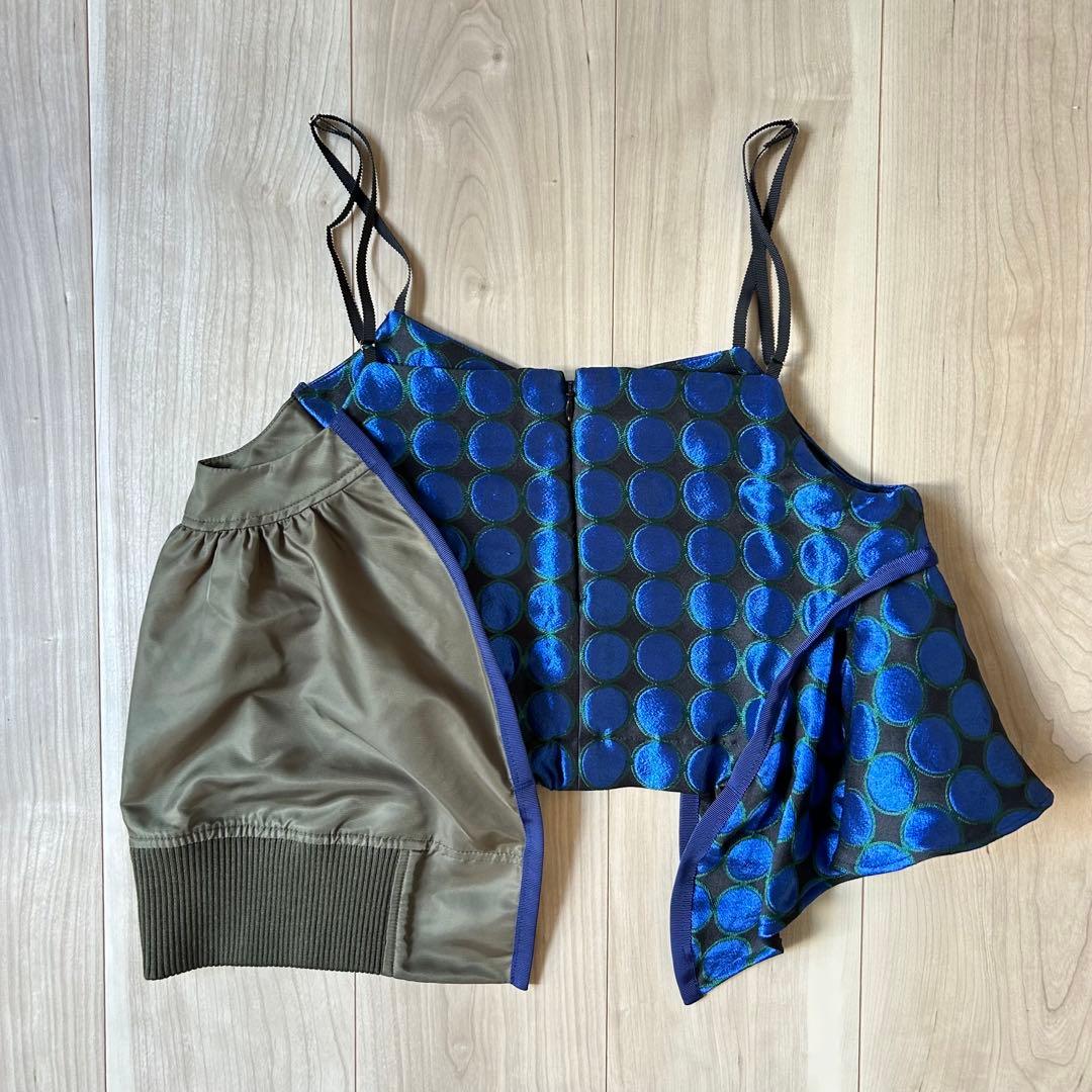 訳あり＊UN3D.【定価3.7万】ジャカードミックスキャミソール