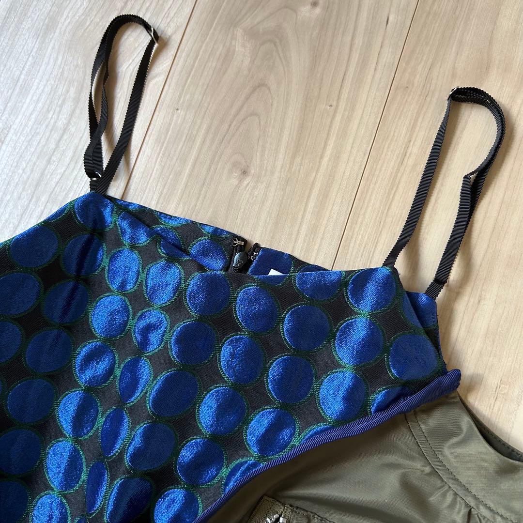 訳あり＊UN3D.【定価3.7万】ジャカードミックスキャミソール