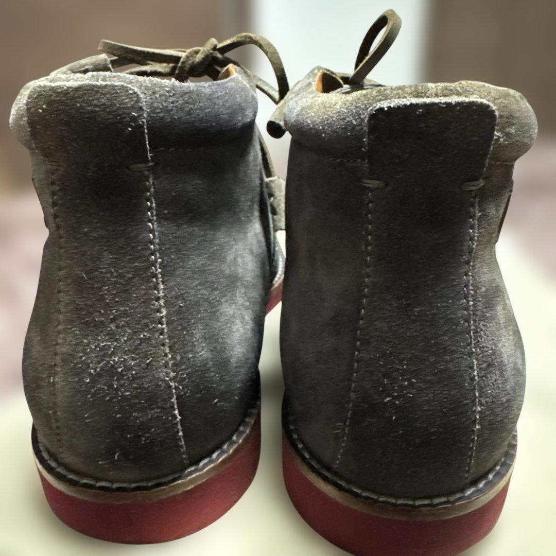 ルイヴィトン　グレー スエード チャッカブーツ 保存袋付き