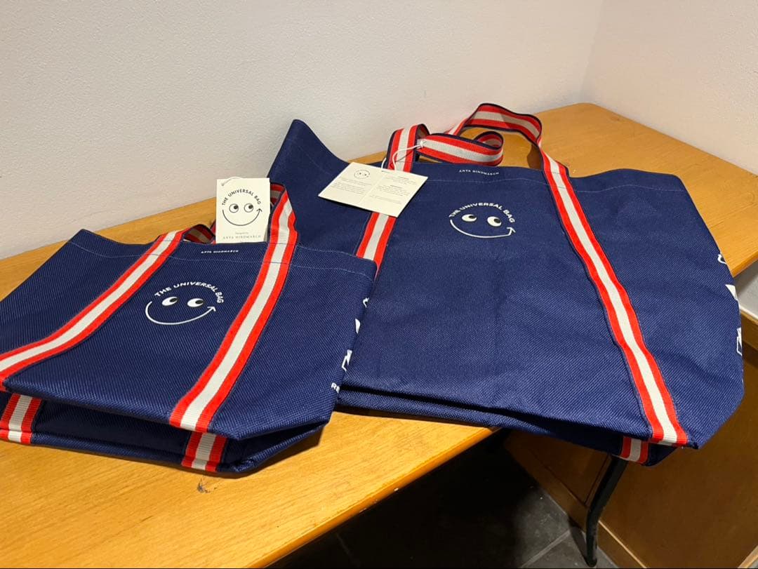 アニヤハインドマーチ 明治屋　エコバッグ　大小セット