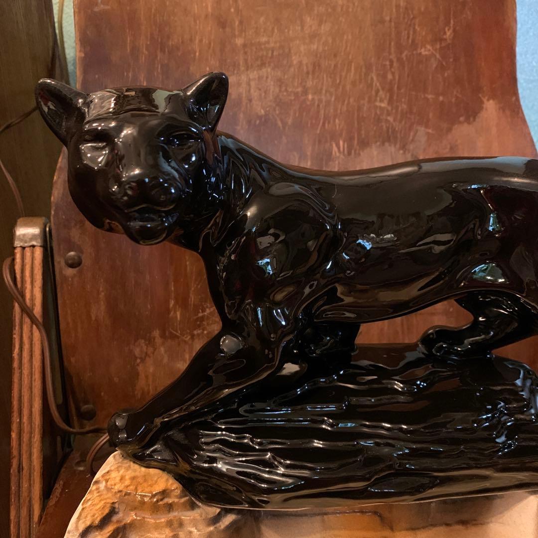 ミッドセンチュリー　50,s　パンサーランプ　ヴィンテージ