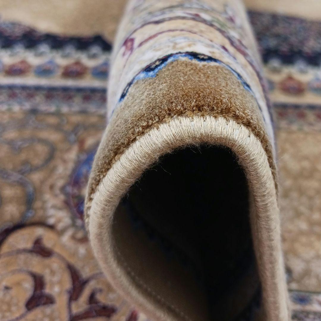 Y3142 イラン製 ハンド&マシン カーペット 絨毯 296×199㎝