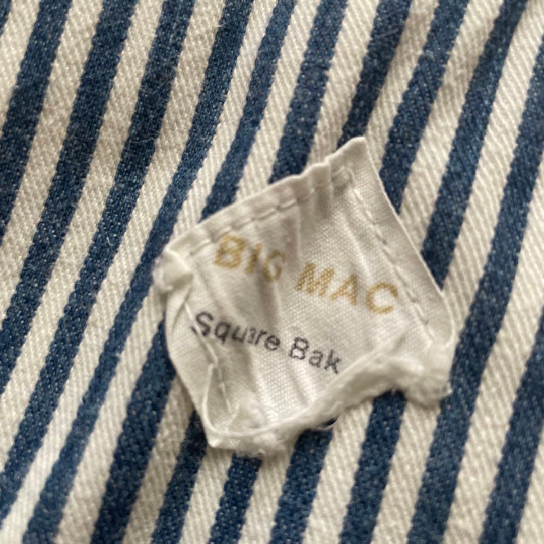 BIG MAC ストライプ オーバーオール