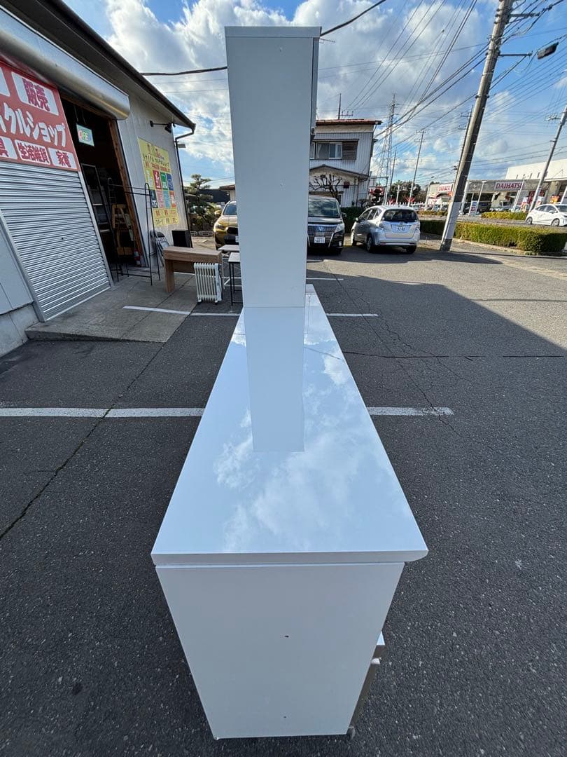 AYANO 綾野製作所 食器棚 キッチンボード ホワイト