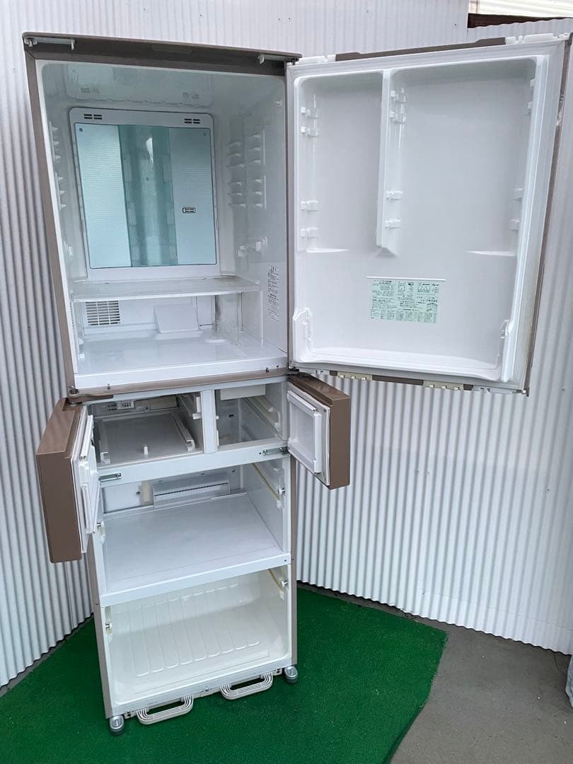 937 シャープ 左右どっちもドア 5ドア冷蔵庫 冷⇔温愛情ホット庫搭載 高性能