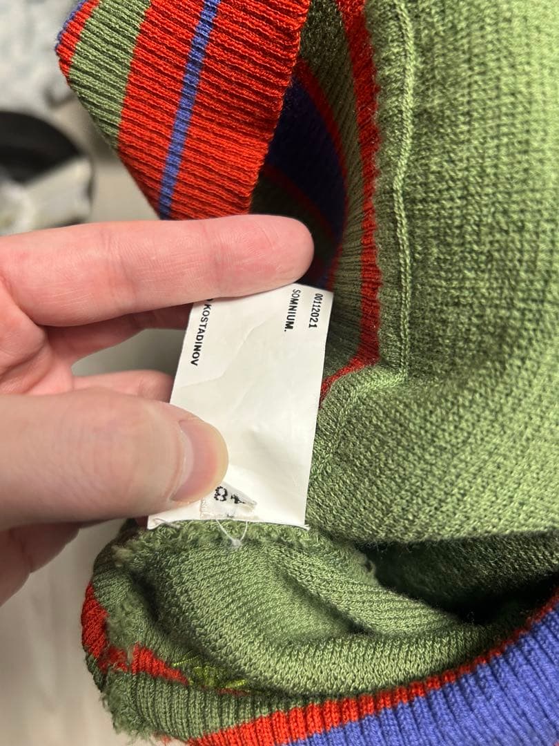 名作 KIKO KOSTADINOV 21AW ニットベスト サイズ48