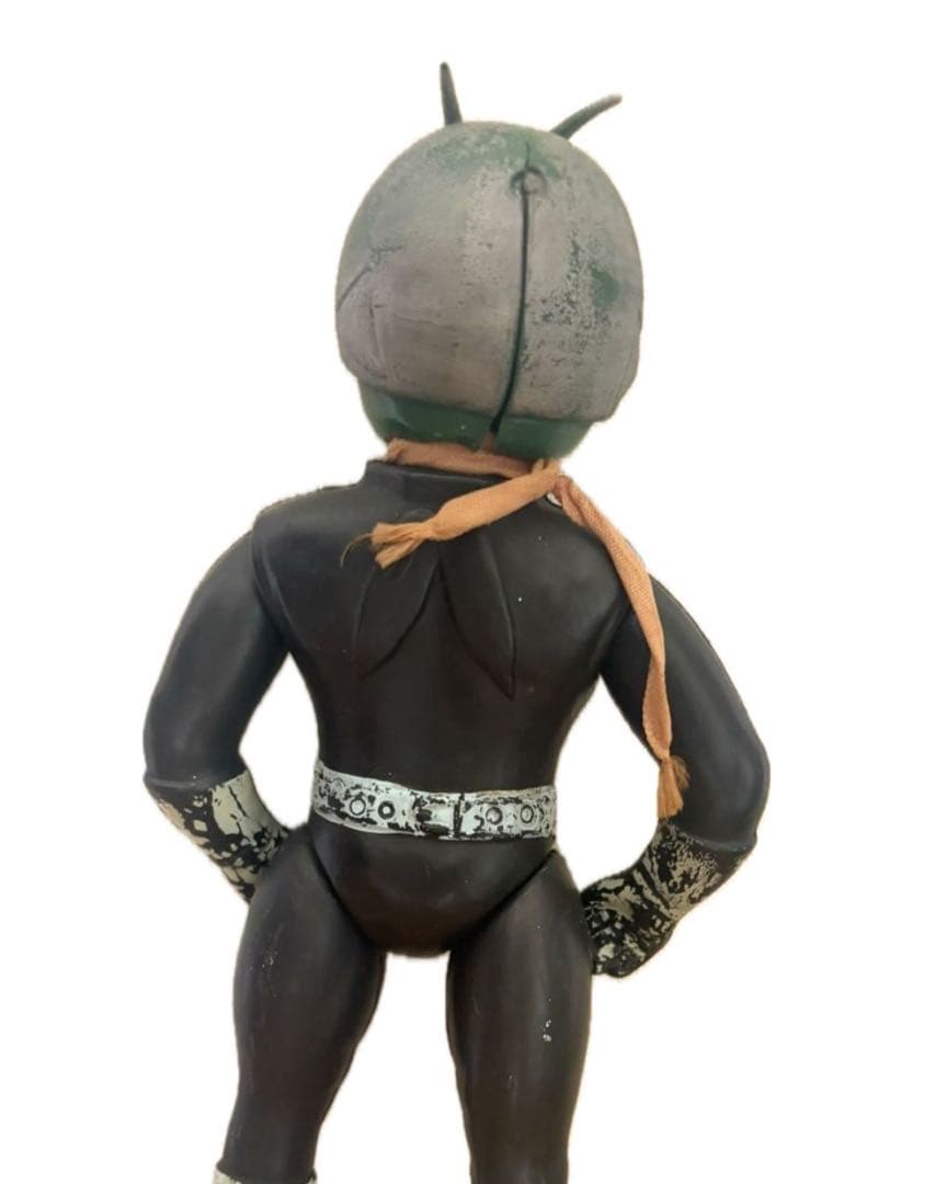 当時物 ソフビ 無版権 仮面ライダー1号 フィギュア