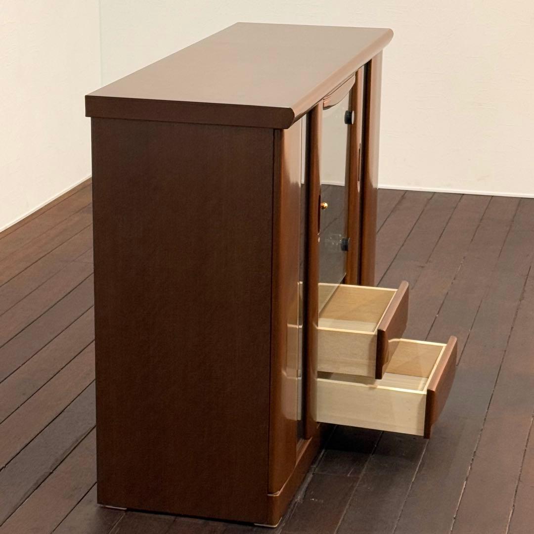 H21K34 武富家具 TAKEDOMI アンティーク調 キャビネット