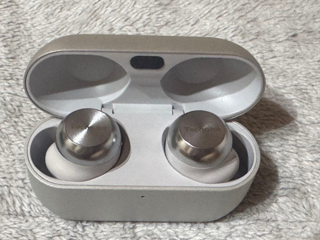 保証付 Technics EAH-AZ100 シルバー 非売品ポーチ付