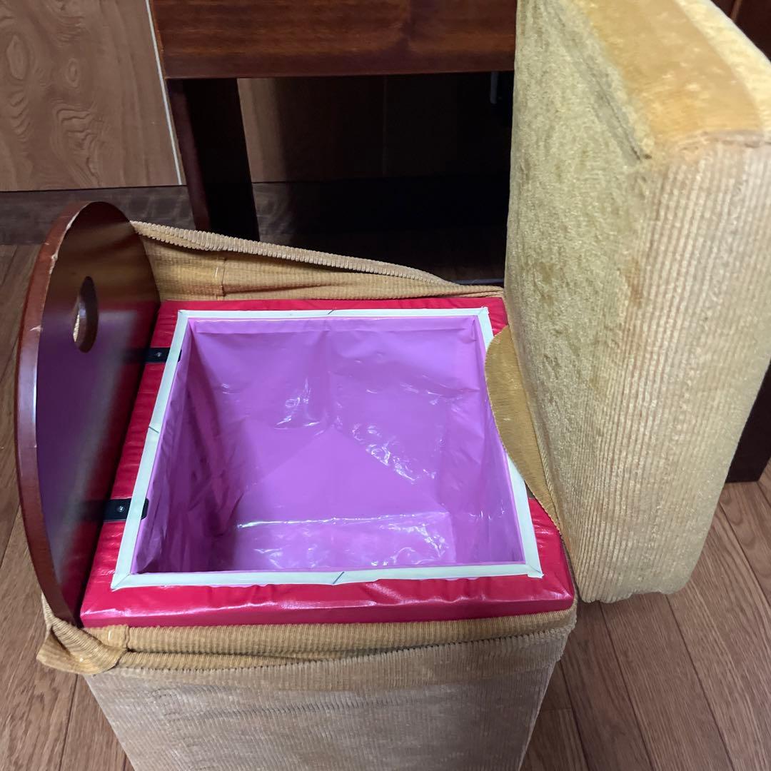 昭和レトロ　鏡台　ドレッサー スツール　レトロ　カバー付き