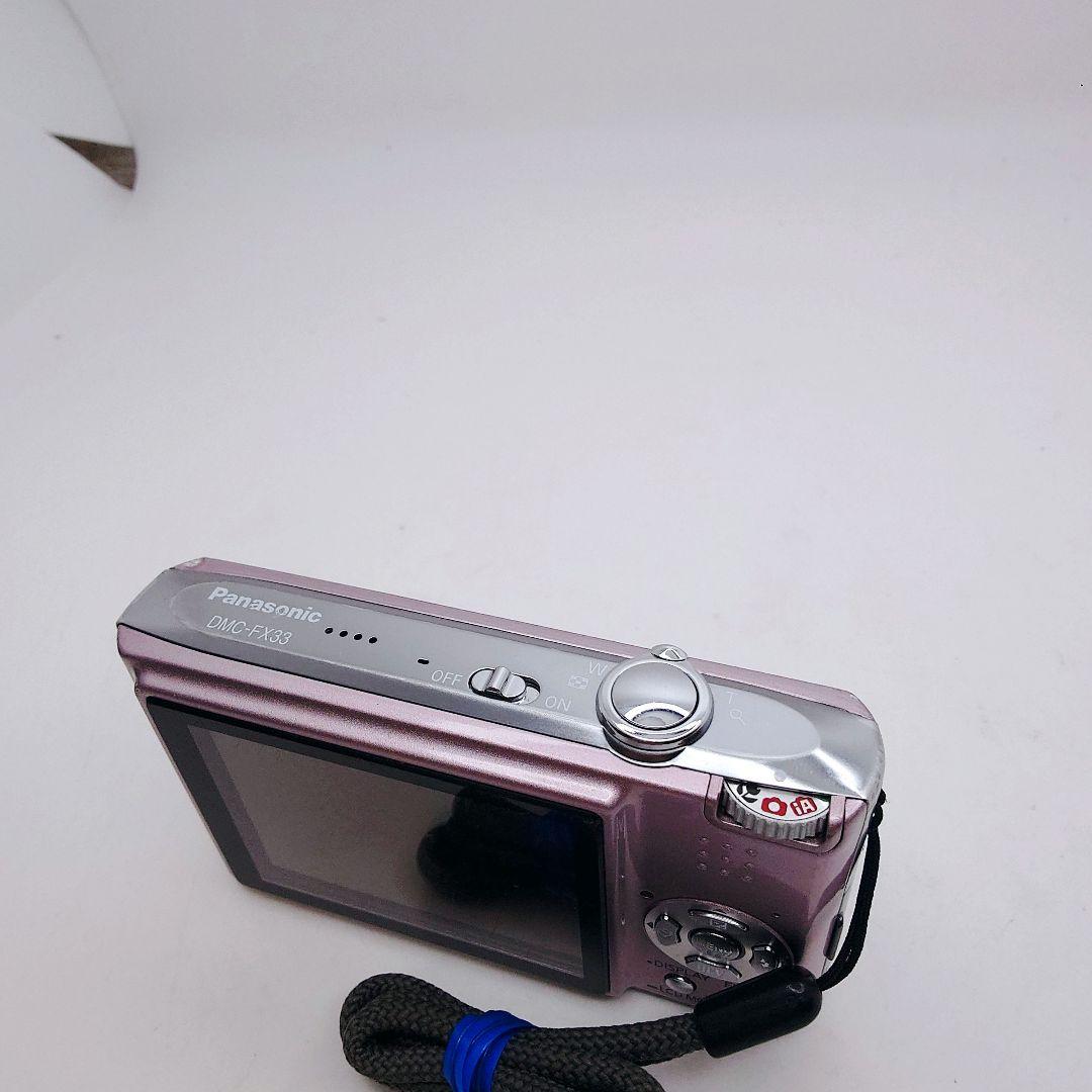 付属品完備【Panasonic】DMC-FX33-P　デジタルカメラ　ピンク