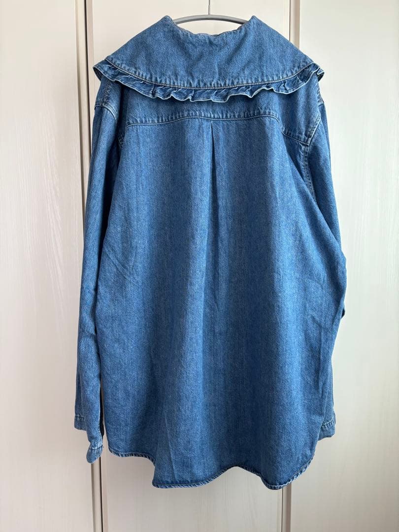 HOLIDAY PURITAN COLLAR DENIM SHIRT ホリデイ