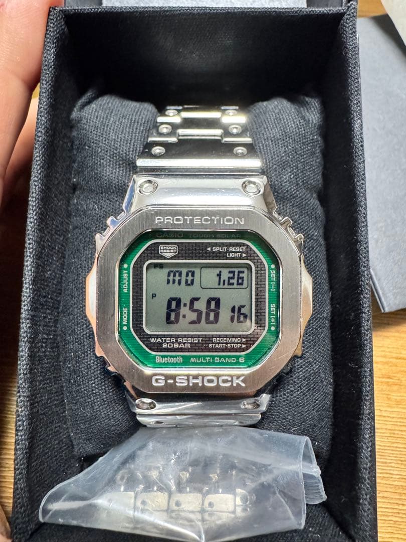 早い者勝ちGMW-B5000D-3JF Green フルメタル G-shock