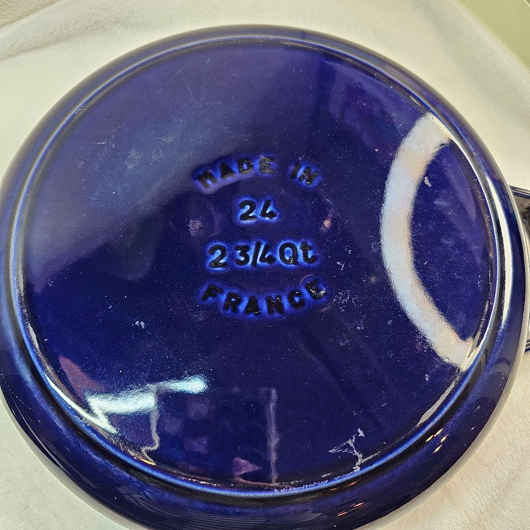 STAUB ストウブ ブレイザー・ソテーパン24cm ブルーすき焼き鍋