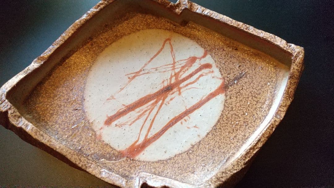 備前焼向付 5客  (骨董 古美術 アンティーク 器 食器 会席  料理 茶道具