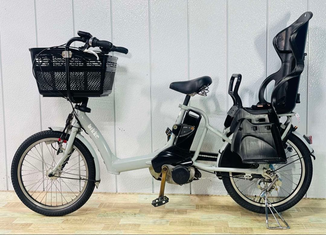 2851ブリヂストン8.9アンペア　3人乗り対応子供乗せ　電動アシスト自転車