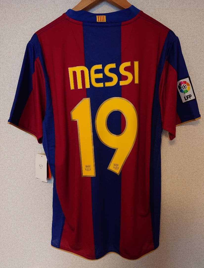 【レア／未使用タグ付】バルセロナ メッシ 19番 オーセンティック ユニフォーム