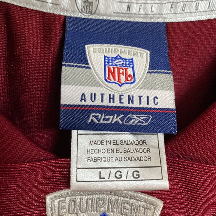 リーボック製　NFL ワシントン・レッドスキンズ　ユニフォーム [セール！]