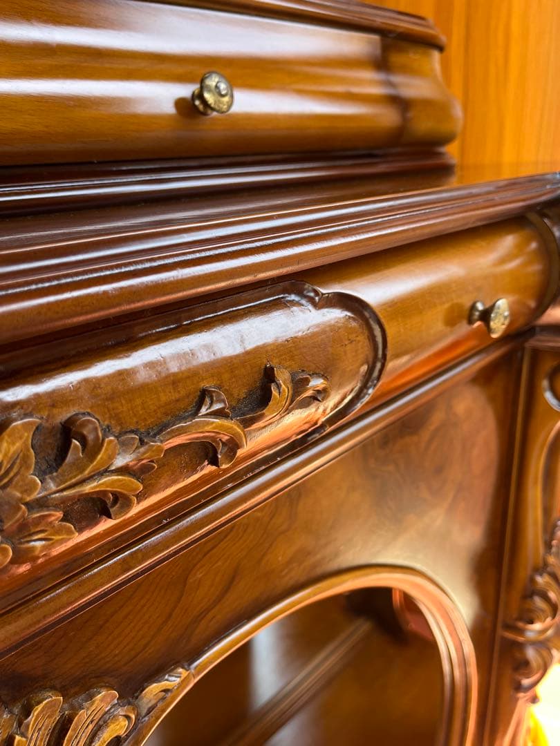 イタリア コンソール マホガニー 高級家具 イタリア家具 鏡