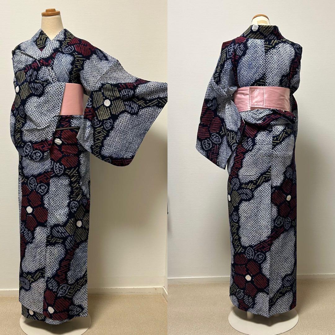 Juり様【浴衣】有松絞り未使用品62404