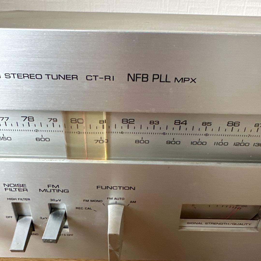 YAMAHA CT-R1 AM/FM ステレオチューナー　動作品