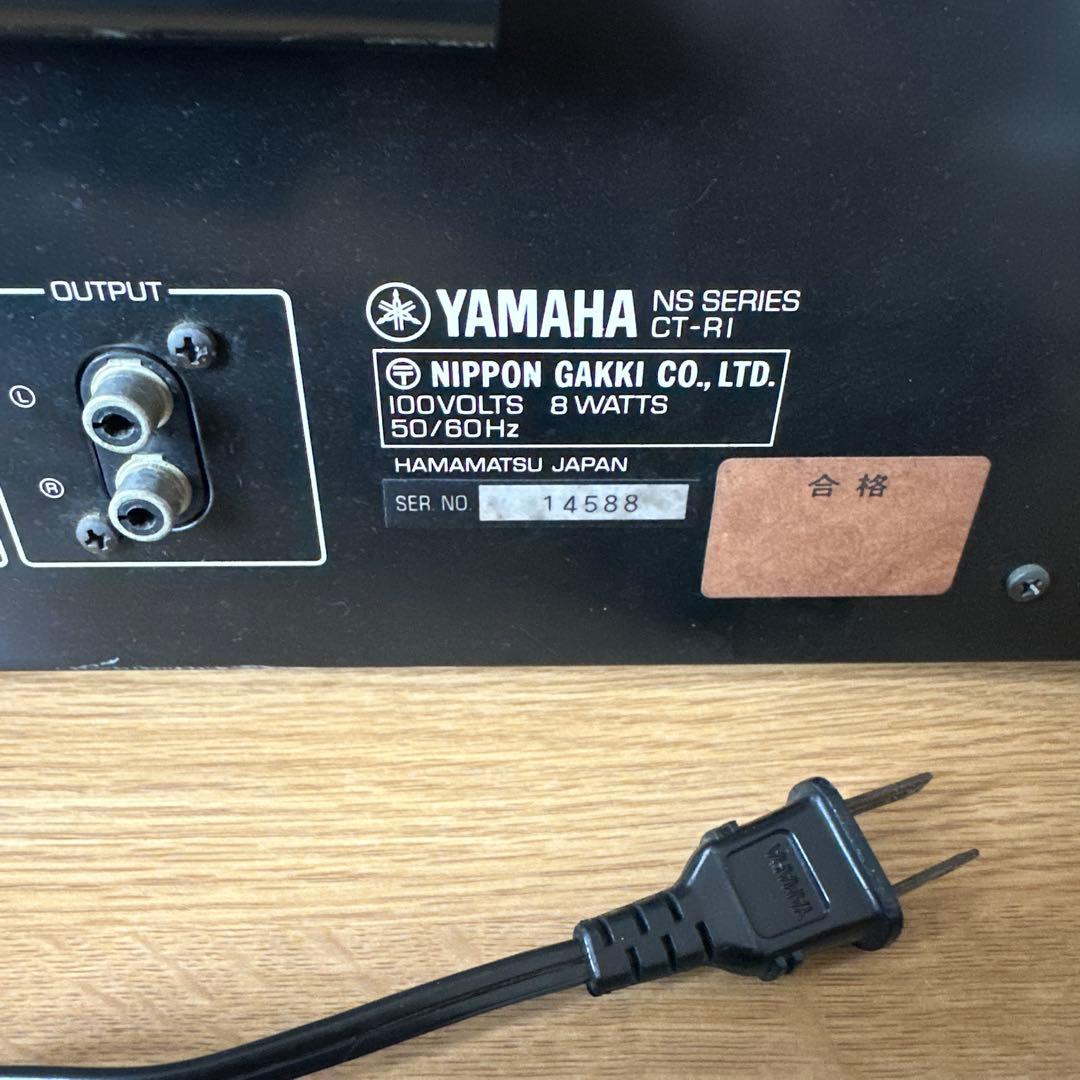 YAMAHA CT-R1 AM/FM ステレオチューナー　動作品