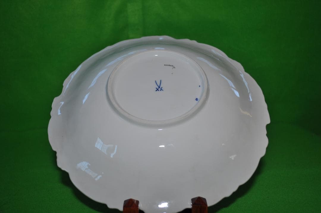 【マイセン】超高級品ゴールドレリーフ・ゴールドリムキャビネットプレート