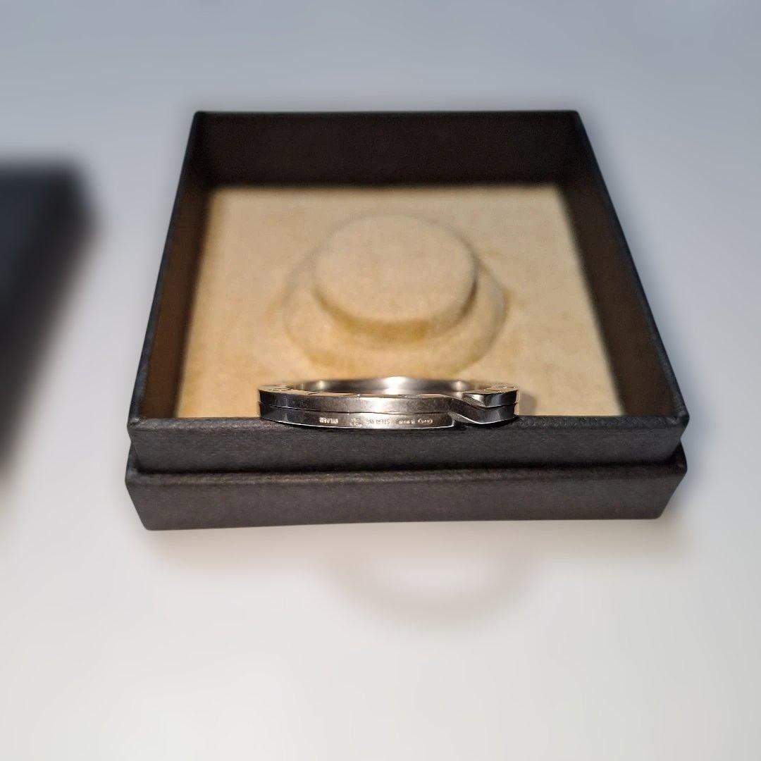 BVLGARI シルバーキーリング オリジナルボックス付き
