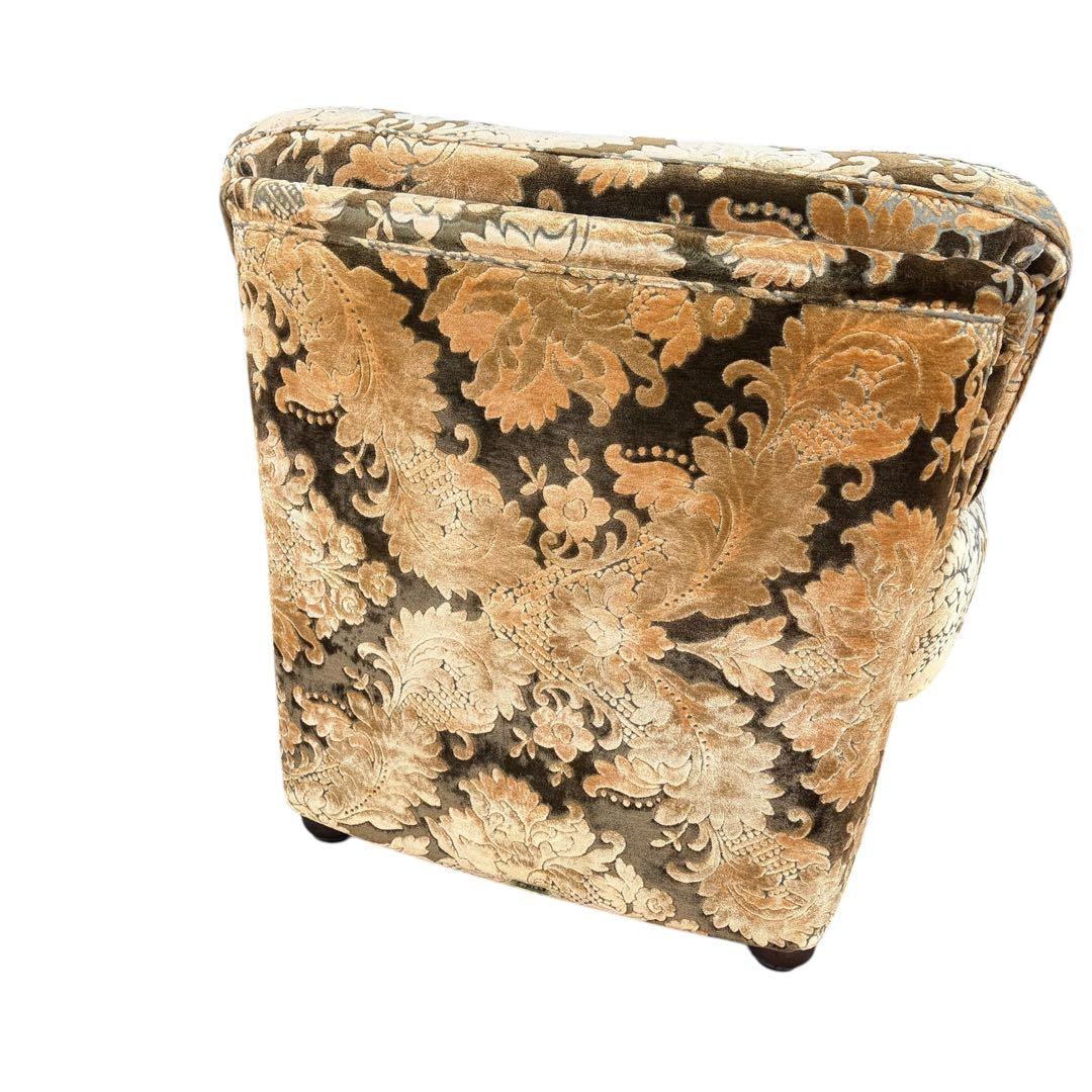 オールドカリモク 1人掛けソファ 金華山　昭和レトロ　ヴィンテージ