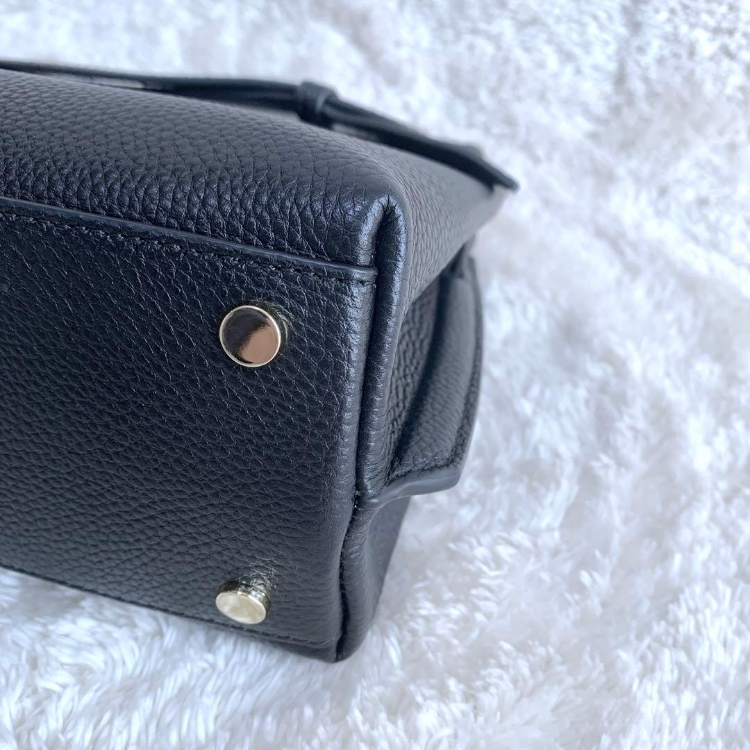 【ayaa】ほぼ未使用♪TOV トーヴ MIMI Mサイズブラックシボ革