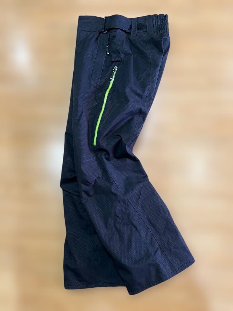 Phenix スキー中綿入りウェア メンズ ブラック/グリーン 上/ｌ　下/ｍ