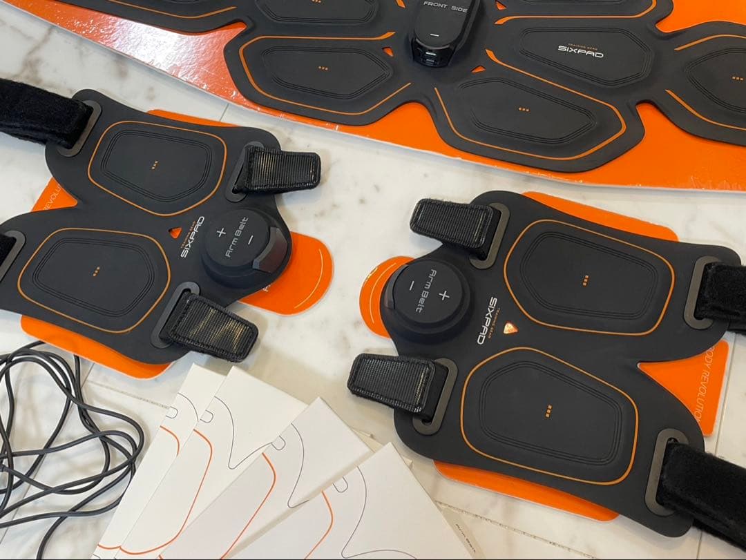 シックスパッド　アブズベルト&アームベルト&レッグベルト まとめ　正規品ジェル