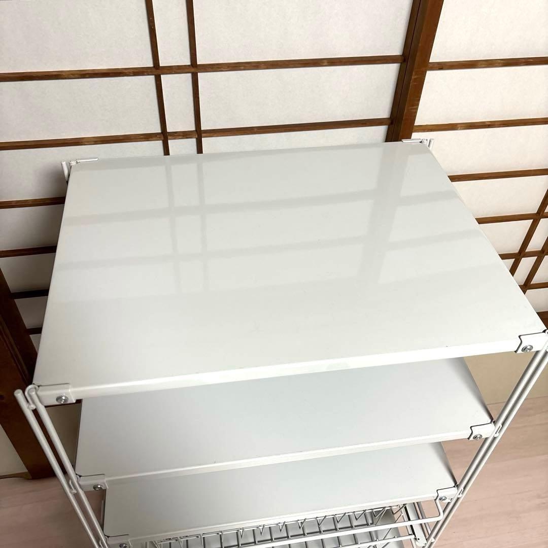 【美品】無印良品 スチールユニットシェルフ セット