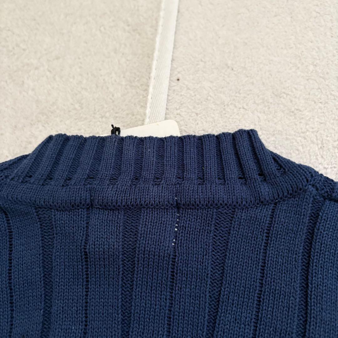 新品 タグ付き PASHU パシュ リブ編みセーター 3Dニット